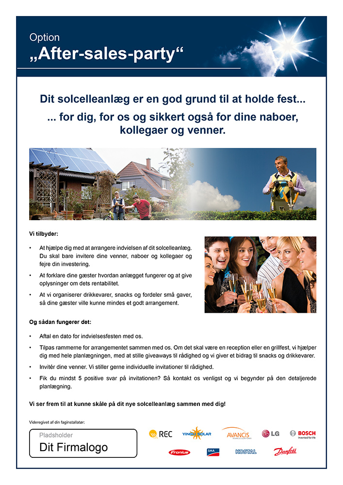 DK-Flyer: After-sales-party