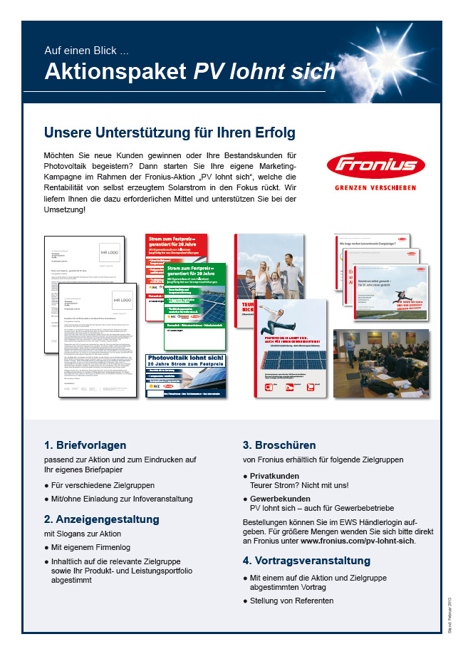 PV lohnt sich EWS Infoblatt